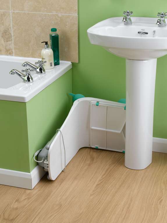 Splash Stored In Bathroom